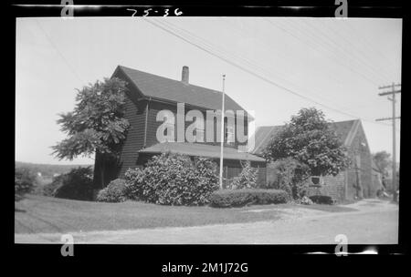 36 Crescent Rd , Houses. Needham Building Kollektion Stockfoto