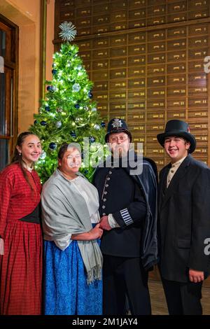 Oklahoma, DEZEMBER 10 2022 - Innenansicht des State Capitol Publishing Museum Stockfoto