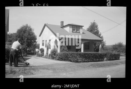 86 Crescent Rd , Houses. Needham Building Kollektion Stockfoto