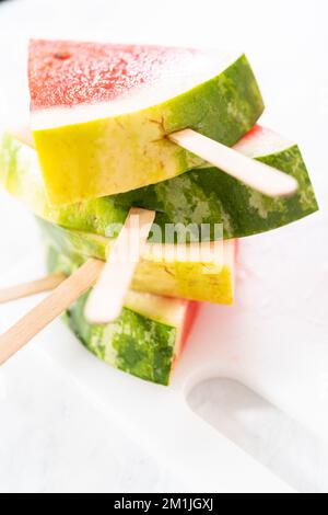 Chili Limette Wassermelone knallt Stockfoto