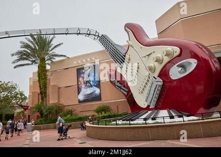 11. Dezember 2022. Orlando, Florida, USA. Disney's Hollywood Studios sind nicht weit entfernt. Disney's Hollywood Studios ist ein Themenpark im Walt Disney World Resort Stockfoto