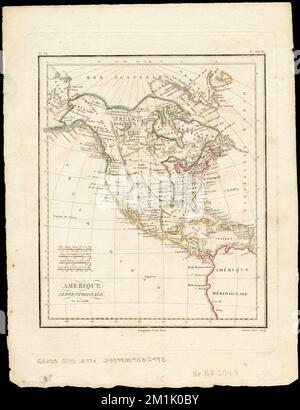 Amérique Septentrionale , USA, Karten Norman B. Leventhal Map Center Collection Stockfoto