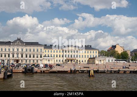 Helsinki, Finnland - 12. Juni 2022: Gebäude des Präsidentenpalastes. Stockfoto