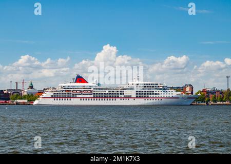 Helsinki, Finnland - 12. Juni 2022: Passagierschiff Europa im Hafen von Helsinki. Stockfoto