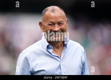 Aktenfoto von 19-06-2022 von Eddie Jones. Der ehemalige englische Chef Eddie Jones wird im Mai nach Twickenham zurückkehren, um die Barbaren gegen eine XV-Welt zu trainieren Ausgabedatum: Dienstag, 13. Dezember 2022. Stockfoto