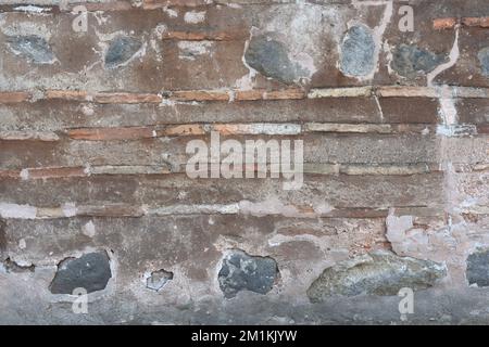 Nahtlose Steinwand mit alter Textur. Nahtloser Hintergrund Stockfoto