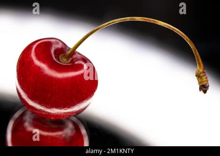 Kirschen aus biologischem Anbau Stockfoto