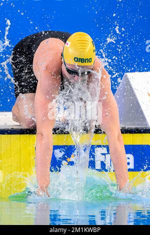 Melbourne, Australien. 13.. Dezember 2022. Lani Pallister aus Australien bereitet sich auf das Finale der Freestyle-Frauen 400m während der FINA Swimming Short Course World Championships im Melbourne Sports and Aquatic Centre in Melbourne, Australien, am 13.. Dezember 2022 vor. Foto Giorgio Scala/Deepbluemedia/Insidefoto Credit: Insidefoto di andrea staccioli/Alamy Live News Stockfoto