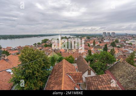 Belgrader Serbisch-Orthodoxe Kathedrale. Die Stadt der Künste. Es gibt eine fantastische Donaupromenade. Es gibt viele orthodoxe Kirchen Stockfoto