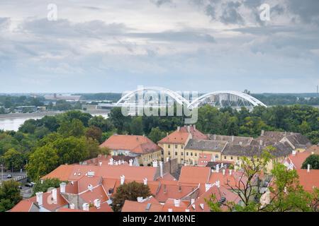 Belgrader Serbisch-Orthodoxe Kathedrale. Die Stadt der Künste. Es gibt eine fantastische Donaupromenade. Es gibt viele orthodoxe Kirchen Stockfoto