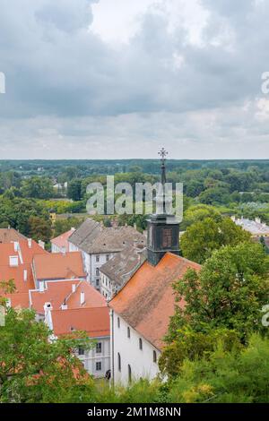 Belgrader Serbisch-Orthodoxe Kathedrale. Die Stadt der Künste. Es gibt eine fantastische Donaupromenade. Es gibt viele orthodoxe Kirchen Stockfoto