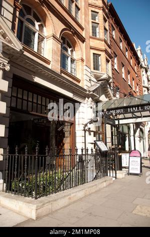 Wigmore Concert Hall, Wigmore stret Marylebone, London, Großbritannien Stockfoto