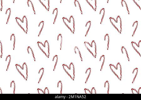 Heißes Getränk schmeichelt dem Muster. Café-Bar-Kollektion. Tassen Kaffee mit Süßigkeiten und Gewürzen. Textil- und Verpackungsdesign Stockfoto