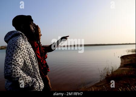 Besuchen Sie Plateau State, Nigeria in Afrika. Heimat des Friedens und Tourismus im Herzen Nigerias gelegen, mit wunderschöner Landschaft und kaltem Wetter. Stockfoto