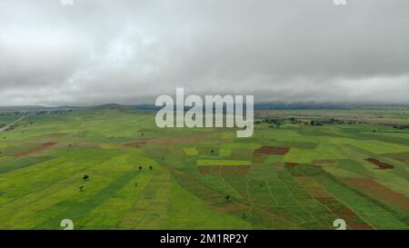 Besuchen Sie Plateau State, Nigeria in Afrika. Heimat des Friedens und Tourismus im Herzen Nigerias gelegen, mit wunderschöner Landschaft und kaltem Wetter. Stockfoto