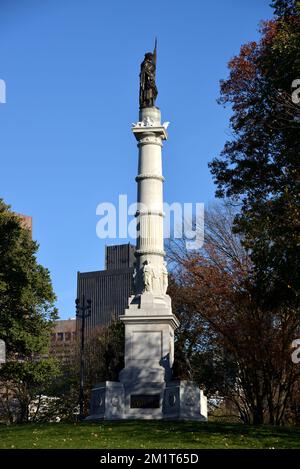 Soldiers and Sailors Monument, Boston Common Park, Boston, Massachusetts, USA Stockfoto