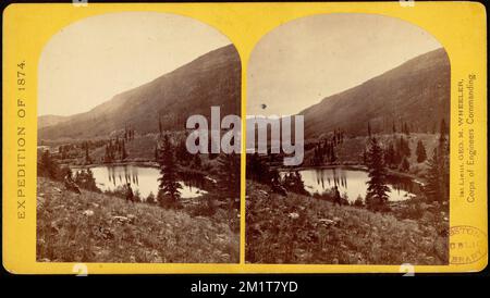 Beaver Lake, Conejos Cañon, Colorado, Fotos des amerikanischen Westens Stockfoto