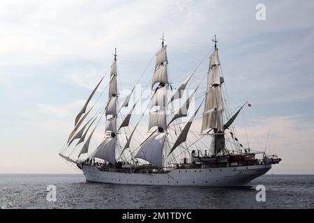 Norwegisches Großschiff Christian Radich Stockfoto