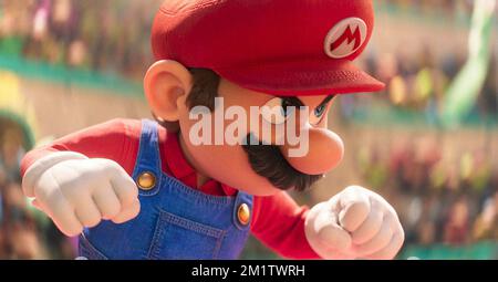 Der Super-Mario-Bros-Film Stockfoto