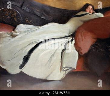 Ruhe von John White Alexander (1856-1915), Öl auf Leinwand, 1895 Stockfoto