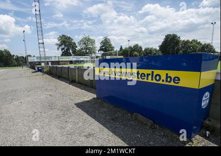 Illustrationsbild, aufgenommen während des Fotoshooting der Saison 2014-2015 der belgischen First League-Fußballmannschaft KVC Westerlo, Donnerstag, 17. Juli 2014 in Westerlo. Stockfoto