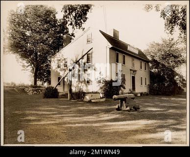 Geburtsort von Benjamin Thompson, Count Rumford, Elm Street, Woburn, Mass. Häuser, Geburtsorte, Rumford, Benjamin, Graf von, 1753-1814. Leon Abdalian Kollektion Stockfoto