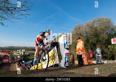 Sanne kann nicht im Soudal Classic in Niel übernachten Stockfoto