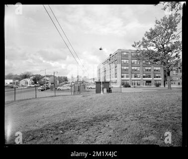 Gebäude 39, Armories, Buildings, Watertown Arsenal Mass. Aufzeichnungen der USA Armee Einsatzbereit Stockfoto