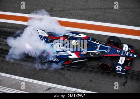 03 SETTE Camara (BRA), NIO 333 Formula E Team, Spark-NIO, NIO 333 ER9, Action während der ABB FIA Formel E Valencia Testing 2022 auf dem Circuit Ricardo Tormo vom 13. Bis 16. Dezember 2022 in Cheste, Spanien - Foto: Xavi Bonilla/DPPI/LiveMedia Stockfoto