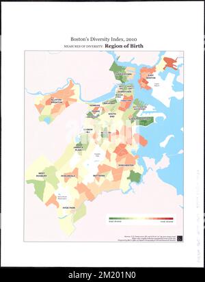 Boston's Diversity Index, 2010 : Measures of Diversity : Race , Boston ...