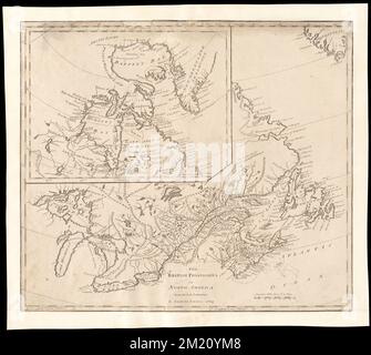 Die britischen Besitztümer in Nordamerika von den besten Behörden, Kanada, Maps Norman B. Leventhal Map Center Collection Stockfoto