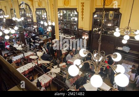 Le Bouillon Chartier 'Chez Chartier' ist ein bekanntes Restaurant in Paris, das 1896 eröffnet wurde Stockfoto