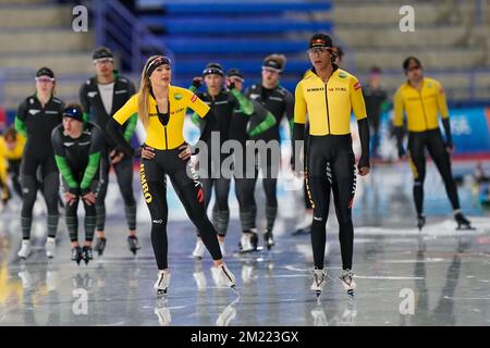 CALGARY, KANADA - DEZEMBER 13: Jutta Leerdam vom Team Jumbo Visma