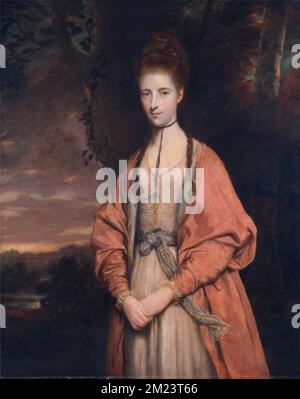 Anne Seymour Damer (1773), Painting von Joshua Reynolds Stockfoto