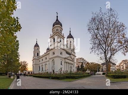 Ein Bild der Metropolitanischen Kathedrale von Iasi. Stockfoto