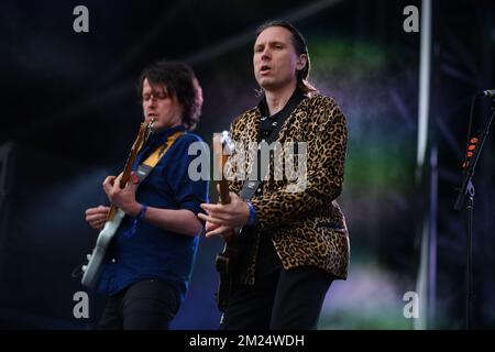 Gouverneursball - Franz Ferdinand im Konzert Stockfoto