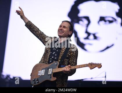 Gouverneursball - Franz Ferdinand im Konzert Stockfoto