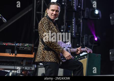 Gouverneursball - Franz Ferdinand im Konzert Stockfoto