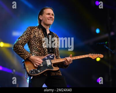 Gouverneursball - Franz Ferdinand im Konzert Stockfoto