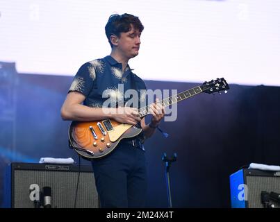 Gouverneursball - Franz Ferdinand im Konzert Stockfoto