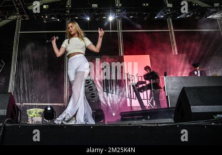 Governors Ball - Flugeinrichtungen in Konzert Stockfoto