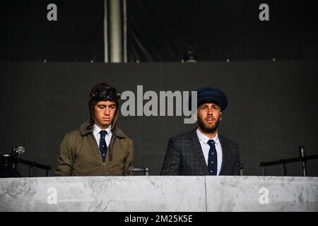 Governors Ball - Flugeinrichtungen in Konzert Stockfoto