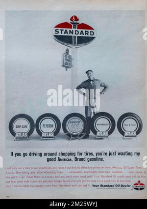 Vintage 17 April 1964, Zeitschriftenwerbung „Life“, USA Stockfoto