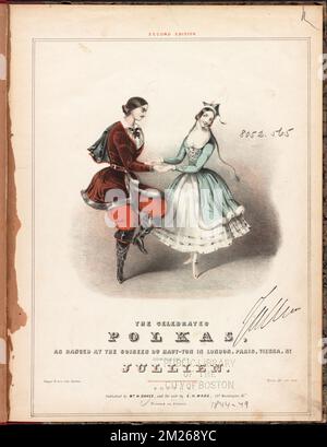Die gefeierten Polkas, die in den Soirees du haut-ton in London, Paris, Wien und c.. , Stockfoto