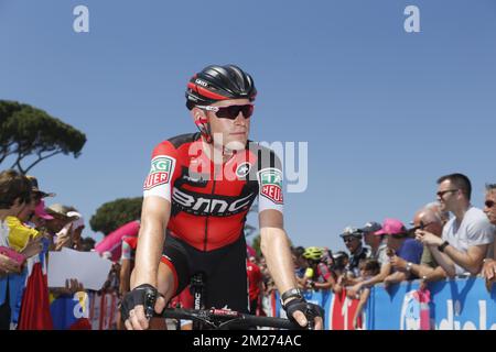 Belgischer Ben Hermans vom BMC Racing Team, abgebildet während der elften Etappe der Giro 2017 Radtour, 161km Uhr von Florenz nach Bagno di Romagna, Italien, Mittwoch, 17. Mai 2017. BELGA FOTO YUZURU SUNADA Stockfoto