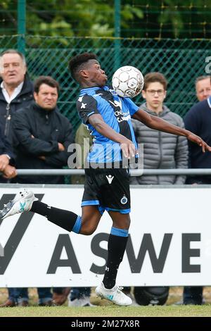 Terry Osei Berkoe des Clubs in Aktion während eines freundlichen Fußballspiels zwischen Westkapelle und Club Brügge in Westkapelle, Samstag, den 24. Juni 2017, dem ersten freundlichen Spiel des Jupiler Pro League Teams Club Brügge. BELGA FOTO BRUNO FAHY Stockfoto