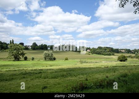 Lasne-Tal in Rixensart | Vallee de la Lasne a Rixensart Le vallon du Carpu 22/08/2017 Stockfoto