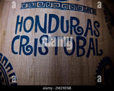 Kaffee von Honduras | Café du Honduras 07/09/2017 Stockfoto