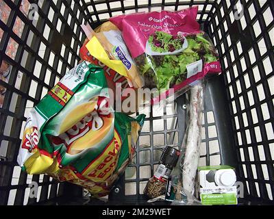 Clients in super market | Clients dans un super marché 23/08/2017 Stock Photo