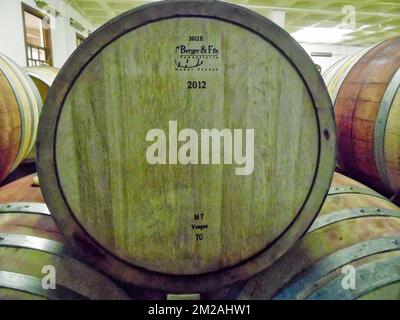 Weinfass | Tonneau de Vin 31/07/2017 Stockfoto